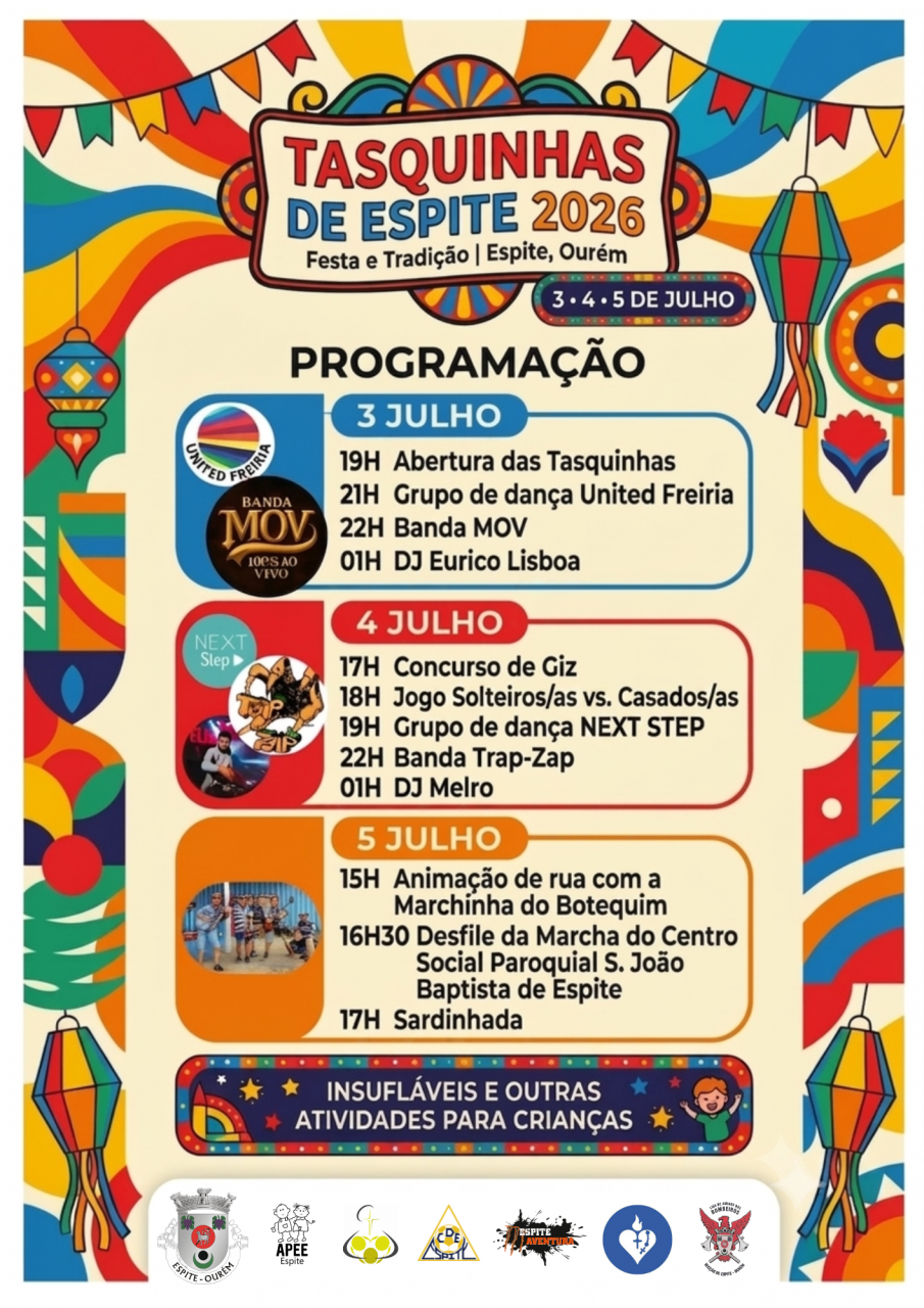 Tasquinhas Espite 2026
